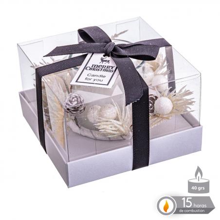 Vela decorativa muerdago 6,7cm JUINSA