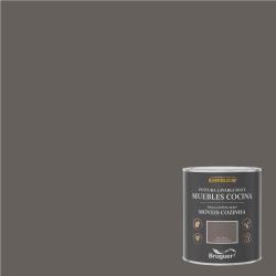 Pintura agua muebles cocina mate lisa gris oscuro BRUGER