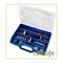 ESTUCHE CON 21 SEPARADORES MOVILES 312X238X51MM AZUL 45-26 - Imagen 1