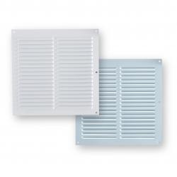 Rejilla ventilación aluminio blanco 200x200 mm espesor 0,6mm FEPRE