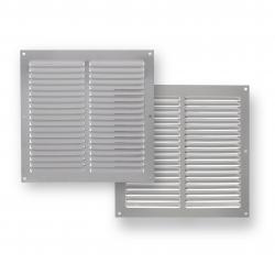 Rejilla ventilación aluminio natural 200x200 mm espesor 0,6mm FEPRE
