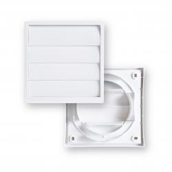 Rejilla ventilaciónplastico ABS redonda empotrar 100-120mm FEPRE