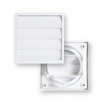 Rejilla ventilaciónplastico ABS redonda empotrar 100-120mm FEPRE