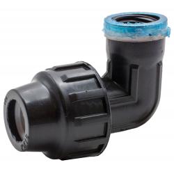 Codo riego 90º manguera 20mm rosca 1/2" RIEGOLUX