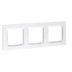 Marco interruptor empotrable triple blanco serie 10 SIMON