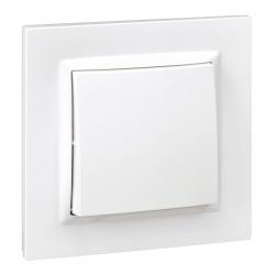 Conmutador eléctrico cruce empotrar blanco serie 10 SIMON