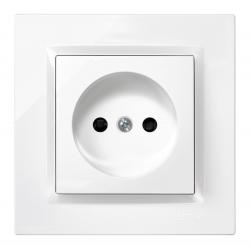 Base enchufe bipolar empotrar blanco serie 10 SIMON