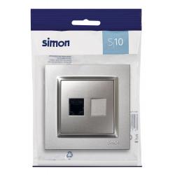Base empotrar ethernet RJ45 aluminio serie 10 SIMON