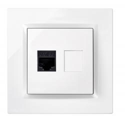 Base empotrar ethernet RJ45 blanco serie 10 SIMON