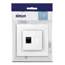 Base empotrar ethernet RJ45 blanco serie 10 SIMON