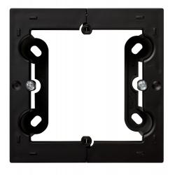 Caja eléctrica mecanismos superficie negro serie 10 SIMON
