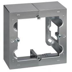 Caja eléctrica mecanismos superficie aluminio serie 10 SIMON