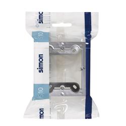 Caja eléctrica mecanismos superficie aluminio serie 10 SIMON