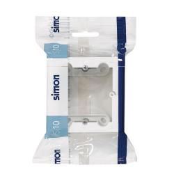 Caja eléctrica mecanismos superficie blanco serie 10 SIMON
