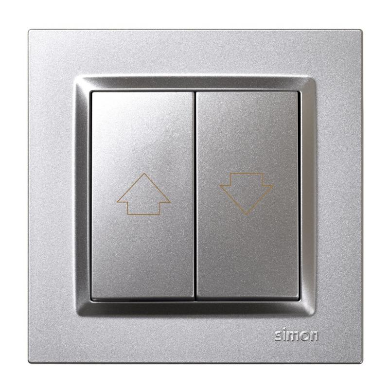 Pulsador persinanas 840x840 mm 230v aluminio serie 10 SIMON