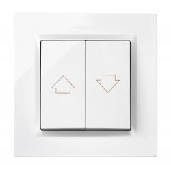 Pulsador persinanas 840x840 mm 230v blanco serie 10 SIMON