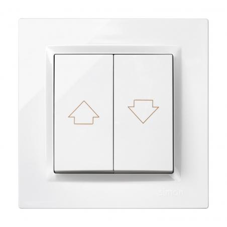 Pulsador persinanas 840x840 mm 230v blanco serie 10 SIMON