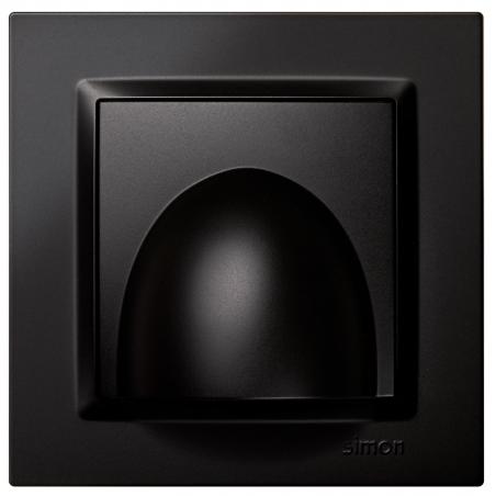 Salida cable 840x840 mm negro serie 10 SIMON