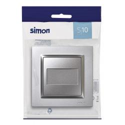 Tapa ciega 840x840 mm aluminio serie 10 SIMON