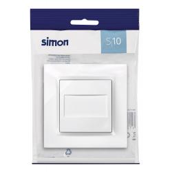 Tapa ciega 840x840 mm blanco serie 10 SIMON