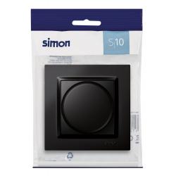 Regulador intensidad luz negro led 230v serie 10 SIMON