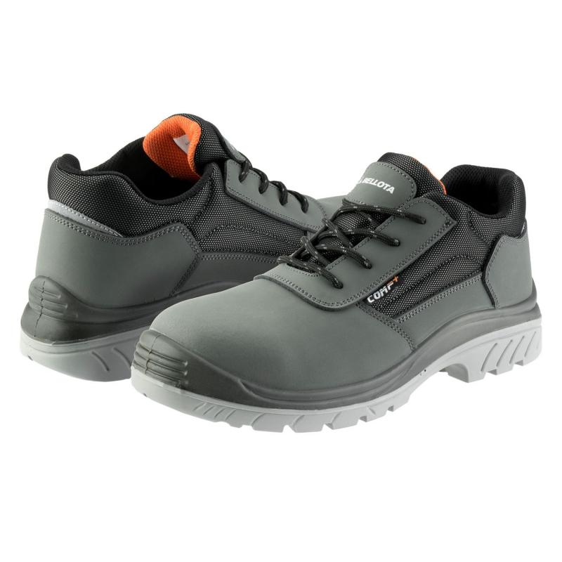 Zapato seguridad color gris comp+nobuck S3 T43 BELLOTA