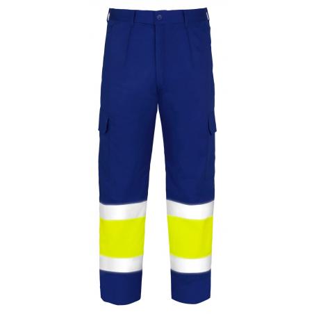 Pantalón trabajo alta visibilidad poliester tergal talla 56 VESIN