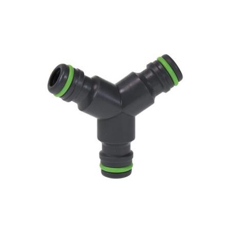 Derivacion riego triple fabricada plastico NATUUR