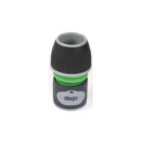 Conector riego rapido 19 mm aqua stop  plastico NATUUR
