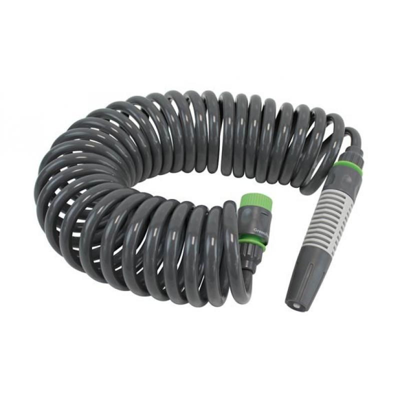 Manguera riego 8mt espiral plastico NATUUR