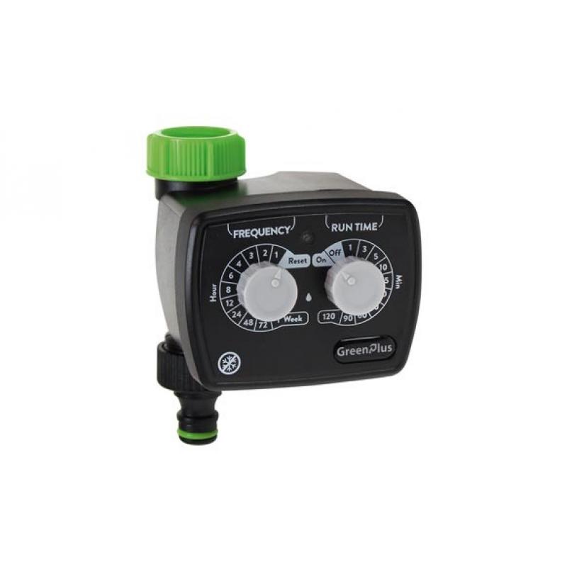 Programador analogico riego plastico negro NATUUR