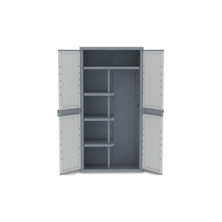 Armario para exterior resina escobero jumbo xl wave 180 x 89,7 x 53,7 cm