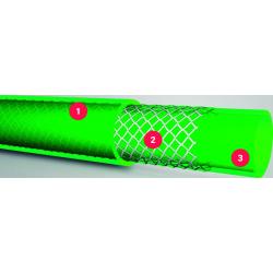 Manguera super flex reforzada ø 15 mm con accesorios 25 m