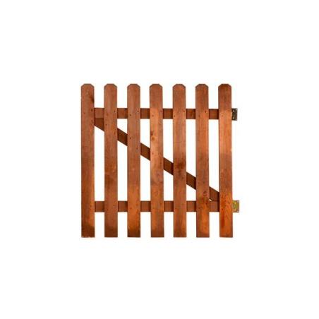 Puerta valla mustang marron 100 x 100 cm