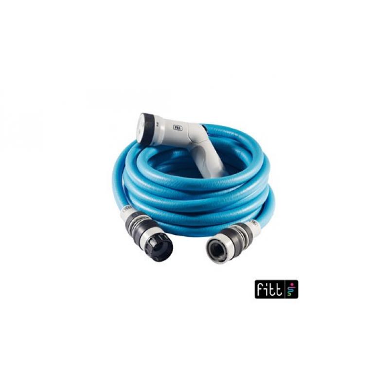 Manguera extensible ikon azul hasta 15 m con accesorios