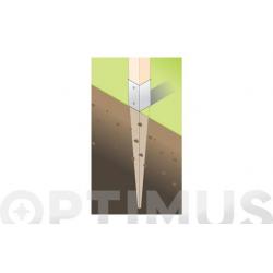 Pletina cuadrada con punta 91 x 750 x 150 mm
