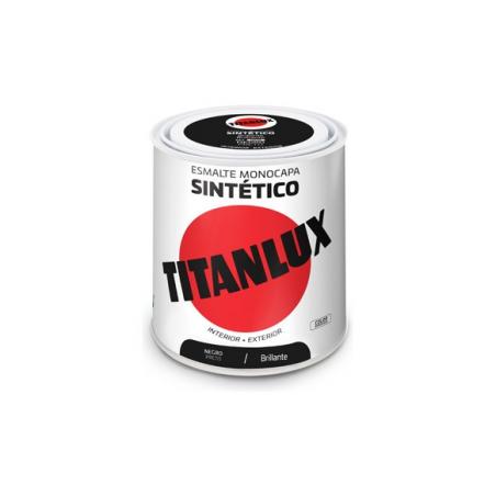 Esmalte sintetico brillo 0567 250 ml negro TITANLUX