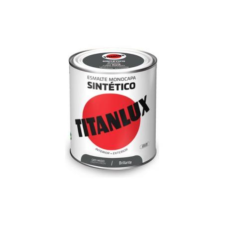Esmalte sintetico brillo 0549 750 ml gris medio TITANLUX