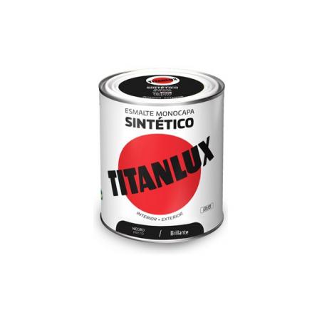 Esmalte sintetico brillo 0567 750 ml negro TITANLUX