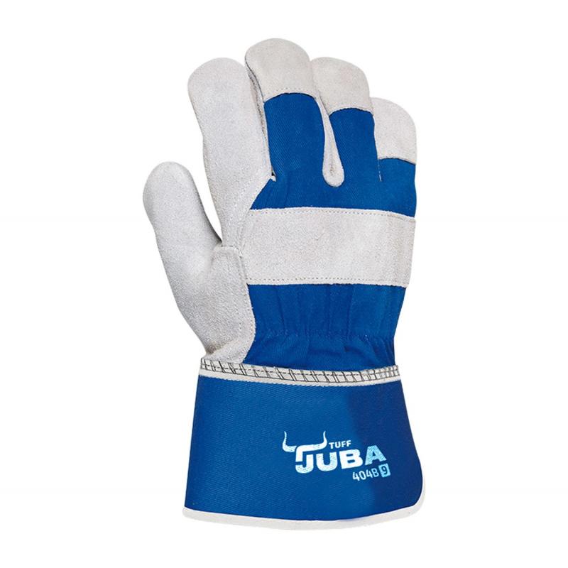 Guante americano piel serraje vacuno y lona tuff talla 10