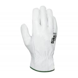 Guante piel flor vacuno driver natural talla 11