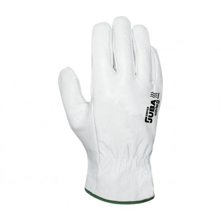 Guante piel flor vacuno driver natural talla 11