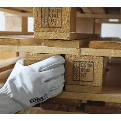 Guante piel flor vacuno driver natural talla 11