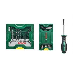 Kit brocas y puntas set 25 +15 + mango atornillador BOSCH
