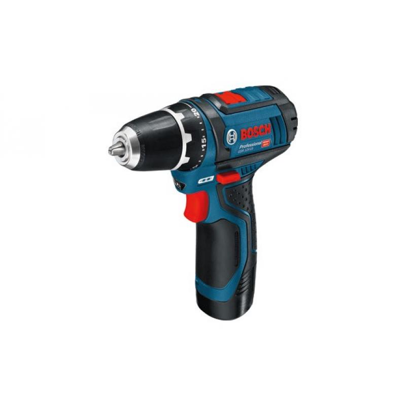 Atornillador profesional bateria gsr 12v-15 con 2 baterias BOSCH