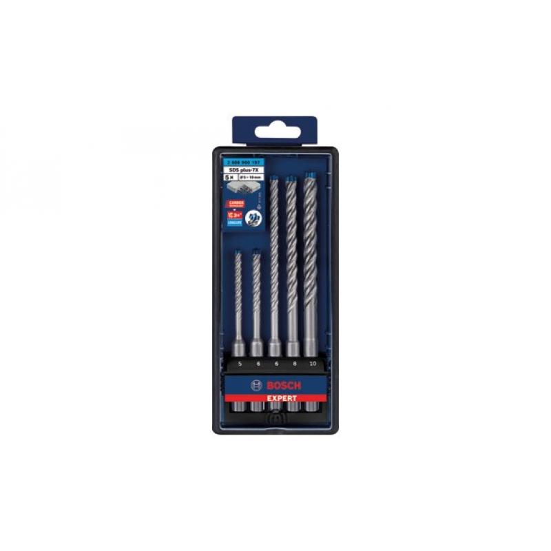 Broca sds expert plus set 5 uds 5, 6 x 2, 8 y 10 mm  BOSCH