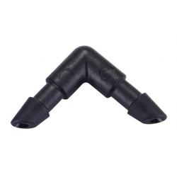 Codo 4 mm 10 unidades riego por goteo