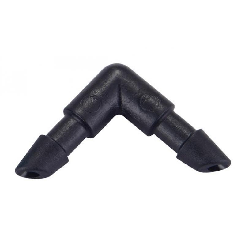Codo 4 mm 10 unidades riego por goteo