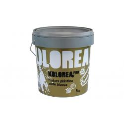 Pintura plastica exterior interior pro mate 5 kg blanco KOLOREA