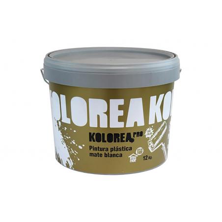 Pintura plastica exterior interior pro mate 12 kg blanco KOLOREA